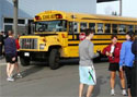 school buses for runner transportation
