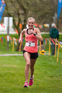 Women's winner Lisa Brooking